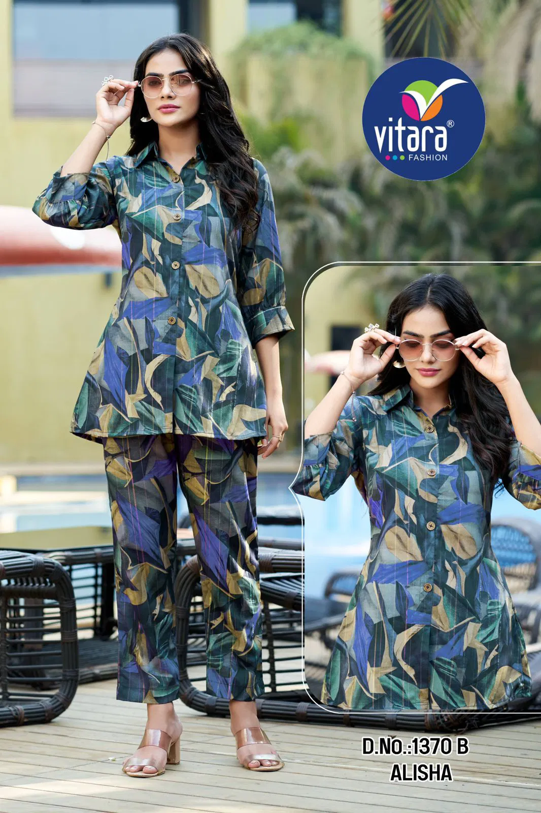 Alisha By Vitara Important Printed Ladies Co Ord Set Suppliers In India